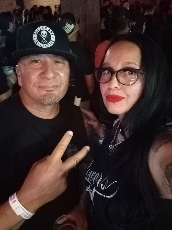 Powers Tattoo team members at an event